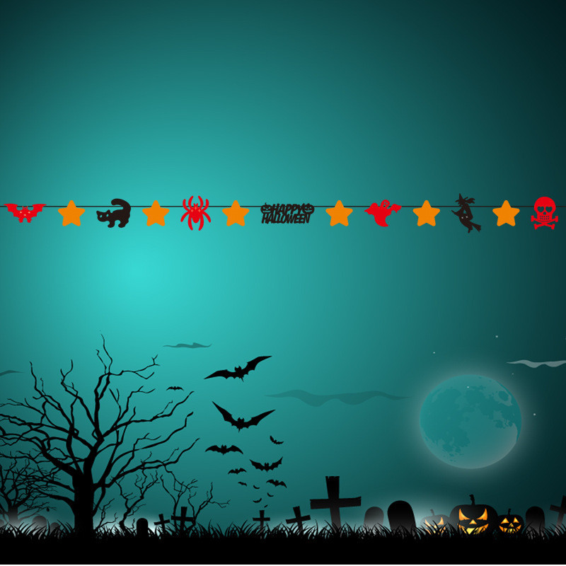 Гірлянда на Хелловін фігурки 300 см різнобарвний Київ - фото 4