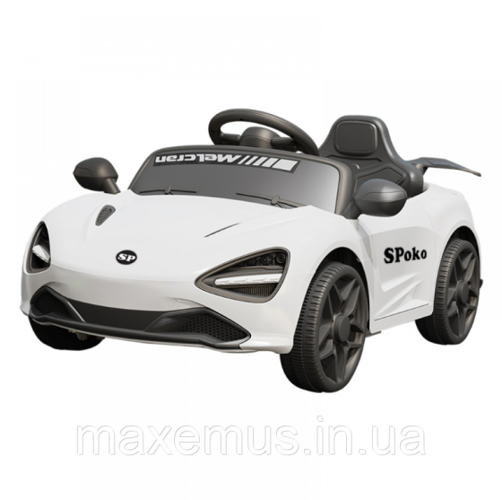 Детский электромобиль с пультом управления SP 720 электромобиль для детей аккумуляторный белый Мостиска
