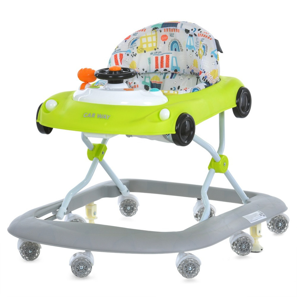 Детские Ходунки Car way ME 1216 Green-Gray, музыка, свет Винница - изображение 1
