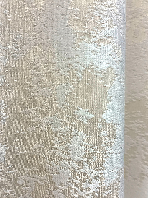 Комплект коротких штор VR-Textil Жакард Sultan YL № 1763ш Молочний 130х170 см 2 шт (35-0461) Київ - фото 7