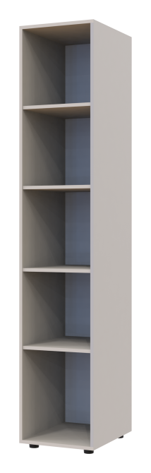 Шафа-пенал з дзеркалом Doros Гелар 39х49,5х203,4 см Кашемір (DRS-011257) Львів - фото 5