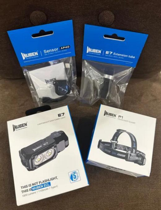 Налобный фонарь Wuben E7 с повязкой Wuben P1 и магнитной крышкой Киев - изображение 9