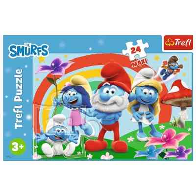 Пазл Trefl Maxi The Smurfs День смурфа 24 елемента (5900511143744) Вінниця