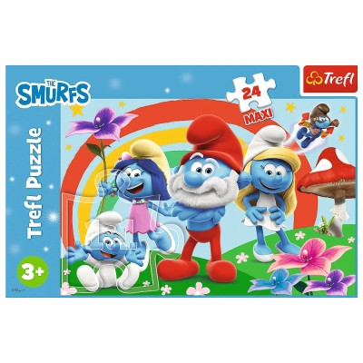 Пазл Trefl Maxi The Smurfs День смурфа 24 елемента (5900511143744) Вінниця - фото 3