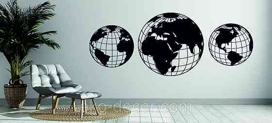 Декоративне настінне Панно «Глобус», Декор на стіну Київ