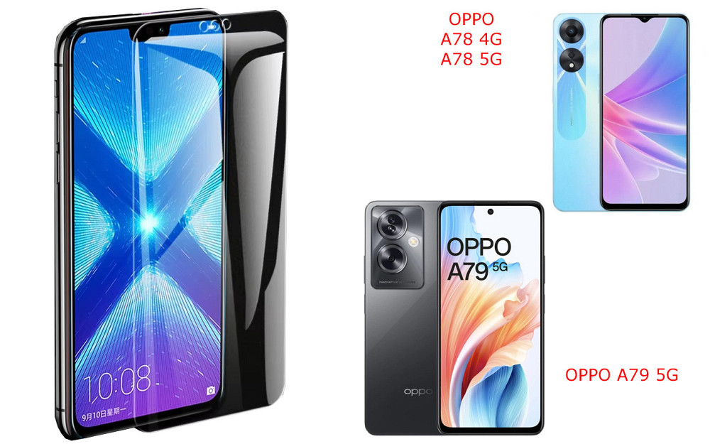 Защитное стекло NeoGlass для OPPO A78 4G, A78 5G, OPPO A79 5G – ультрапрозрачное и устойчивое Киев - изображение 2