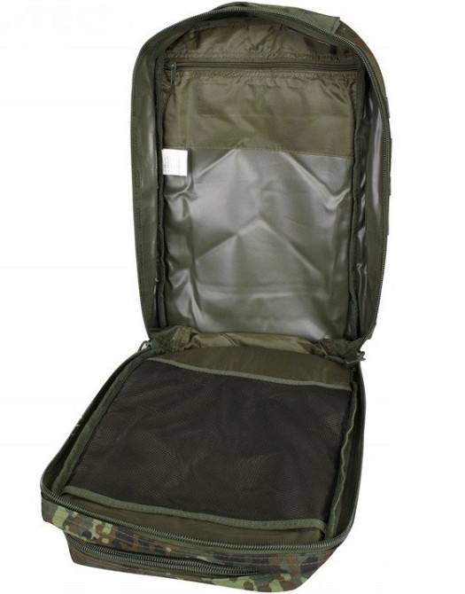 Тактичний Рюкзак 36 літрів із системою Molle 25 мм Mil-Tec від Sturm "Assault L" (14002221) Flecktarn Нововолинськ - фото 5