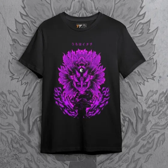 Футболка чоловіча з  принтом Наруто Сусаноо Саске Розмір 48 Anime0015 Дніпро