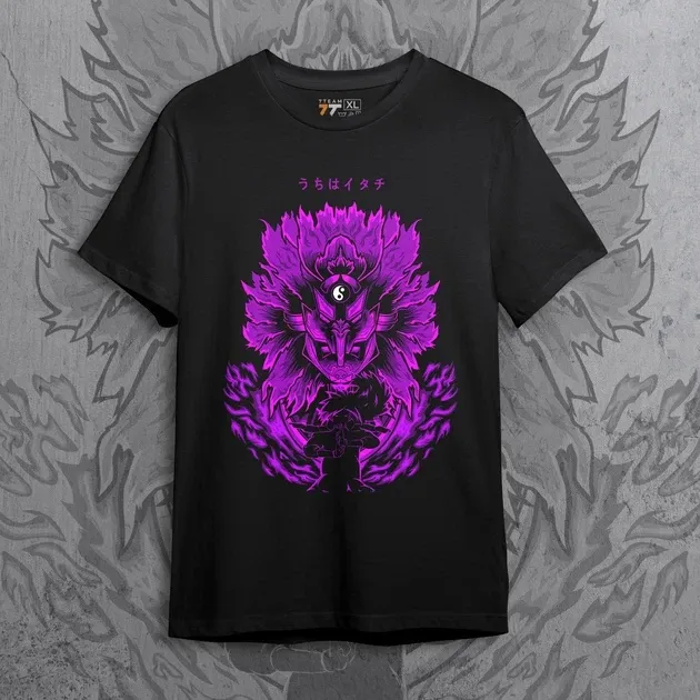 Футболка чоловіча з  принтом Наруто Сусаноо Саске Розмір 48 Anime0015 Дніпро - фото 1