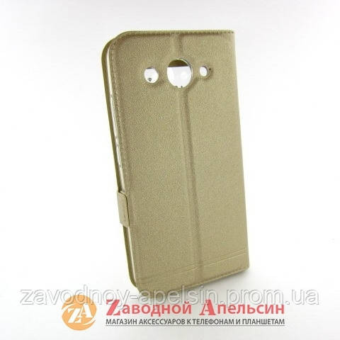 Чохол книжка Huawei Y3 2017 CRO-U00 Smart Case gold Одеса - фото 2