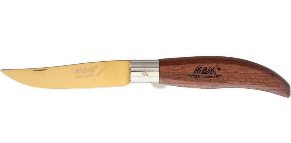 Універсальний Складаний Ніж 9 см MAM "Iberica" Bronze Titanium (2017) Нержавіюча сталь Нововолинськ - фото 3