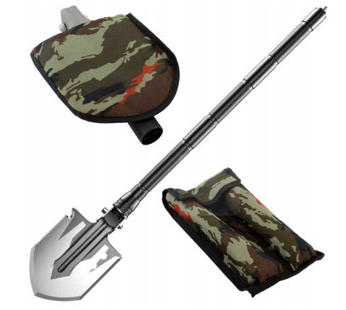 Саперная тактическая складная лопата для выживания 12 в 1 Винница - изображение 4