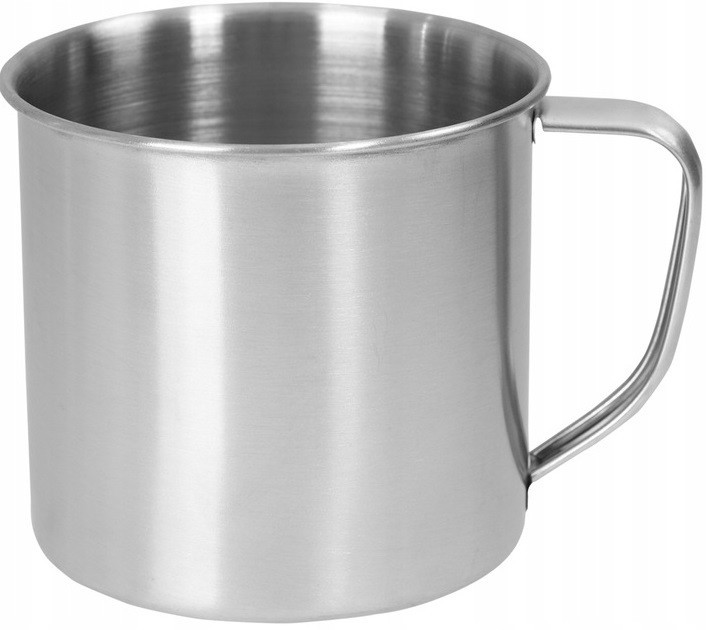 Туристична кружка з ручкою 500 мл Mil-Tec (14602000) Нержавіюча сталь Нововолинськ - фото 2