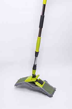 Household Швабра з телескопічною ручкою та насадкою з мікрофібри для миття підлоги, плитки, лам Коломия