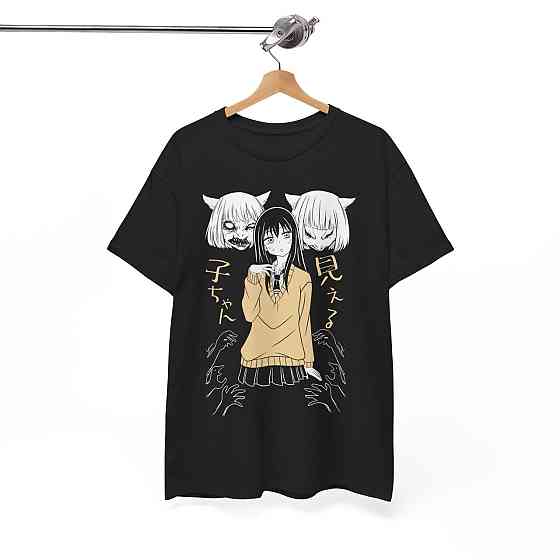 Футболка з аніме принтом Міеруко Кхан Йотсуйа Міко оверсайз (S/M/L) Чорний AnimeJ0321 Дніпро