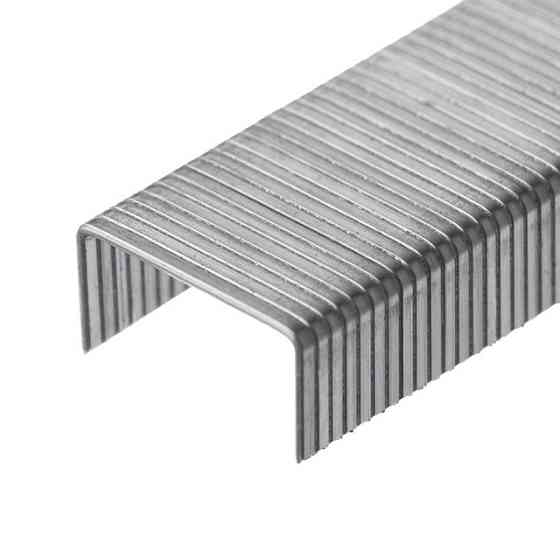 Скоба 6 мм, ширина 11,3 мм, перетин 0,70 мм, 1000 шт/упак INTERTOOL RT-0106 Київ