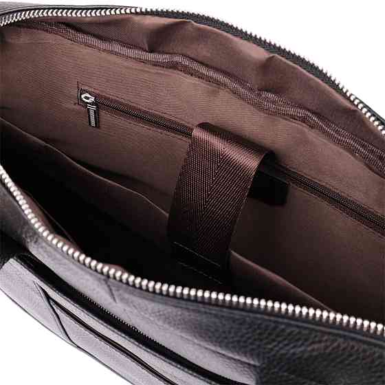 Деловой портфель для мужчин из натуральной кожи Vintage 23039 Черный Киев