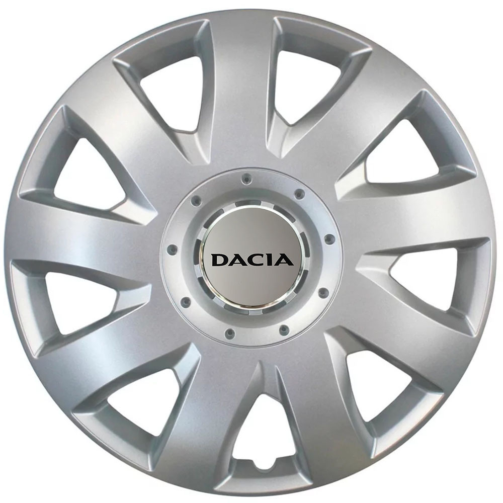 Автомобільні модельні ковпаки R16 Dacia 426 4шт, SJS, сріблясті Київ - фото 1