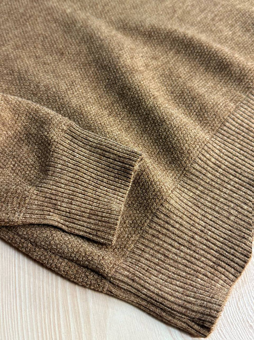 Светр жіночий A-N 02493 букле з ґудзиками тонкий і теплий базовий, коричневий, one size Київ - фото 16