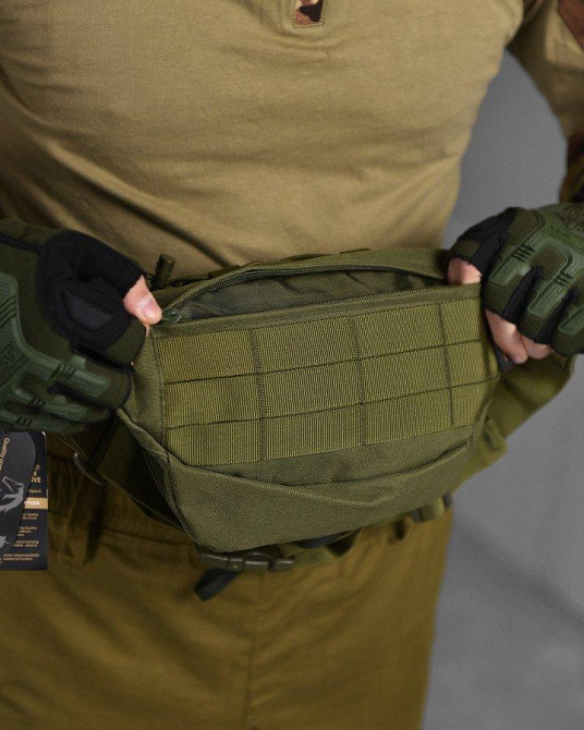 Сумка тактична на пояс Silver Knight olive ВТ1055 Одеса - фото 7