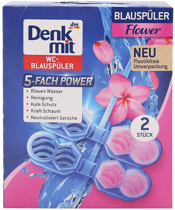 Туалетний блок для унітазу Denkmit Flower (2шт) Гостомель - фото 1