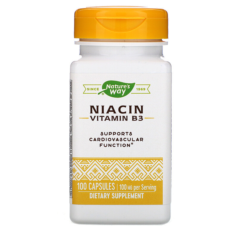 Витамин В3 (Niacin) 100 мг 100 капсул Киев - изображение 1