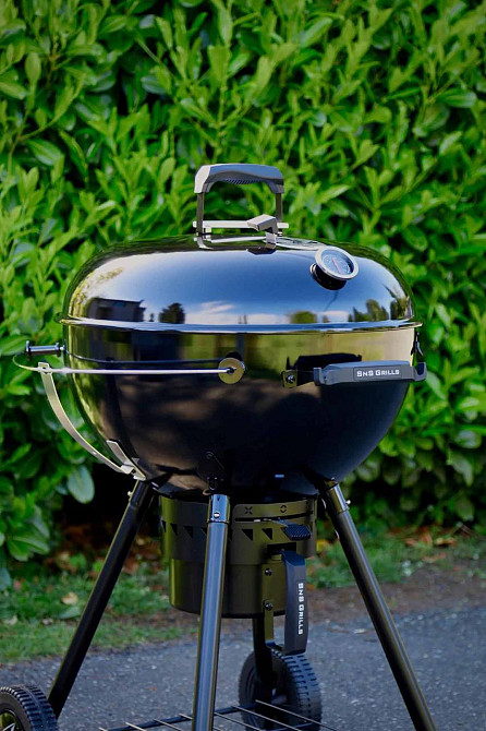 Вугільний гриль Slow and Sear Black Editionl Kettle Grill 57 см + кошик Deluxe SNS-KET-BK Код: 013614 Рівне - фото 3