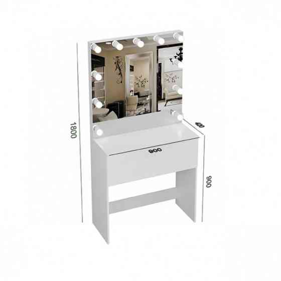 Дзеркало візажиста без рамки зі столиком U19 Київ