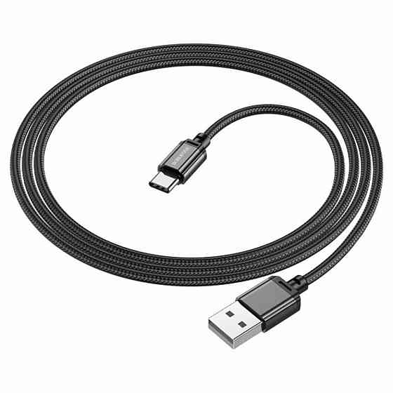 Кабель BOROFONE BX87 Sharp живлення та передачі даних - Type-C, колір чорний BX87CB Одеса