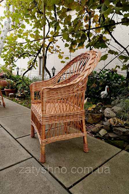 Крісло плетене обіднє Київ - фото 8