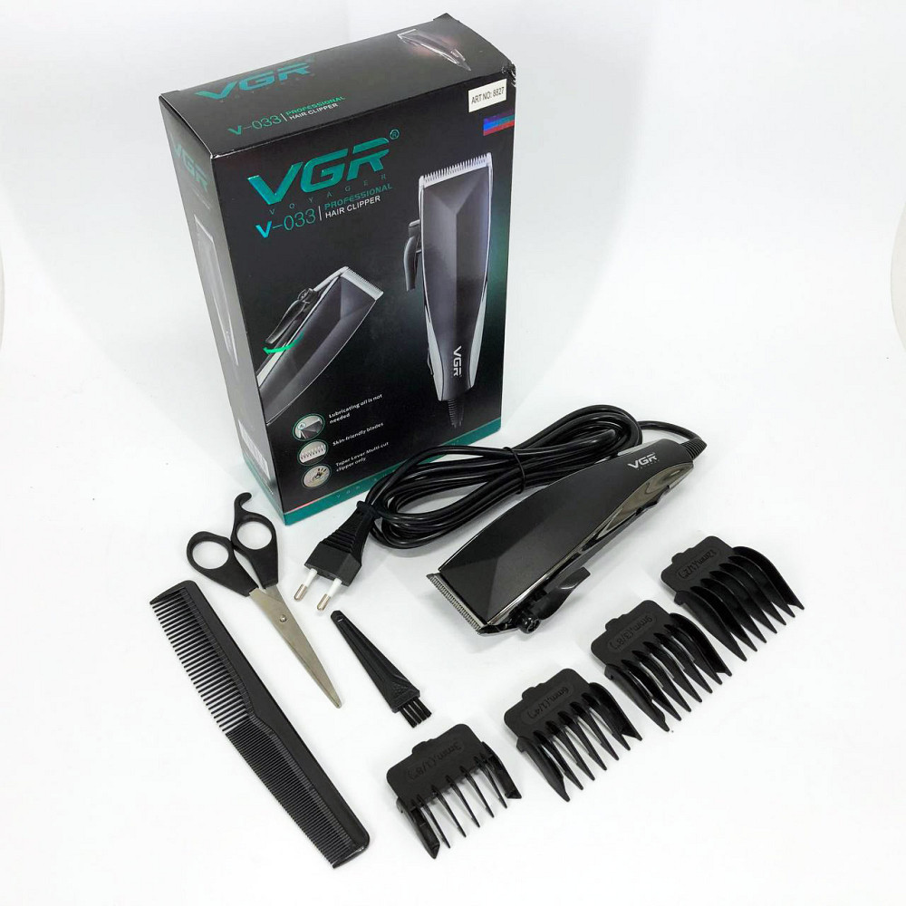 Электрическая машинка для стрижки с насадками VGR, Машинка для стрижки сеть Електромашинка UY-18 Львов - изображение 20