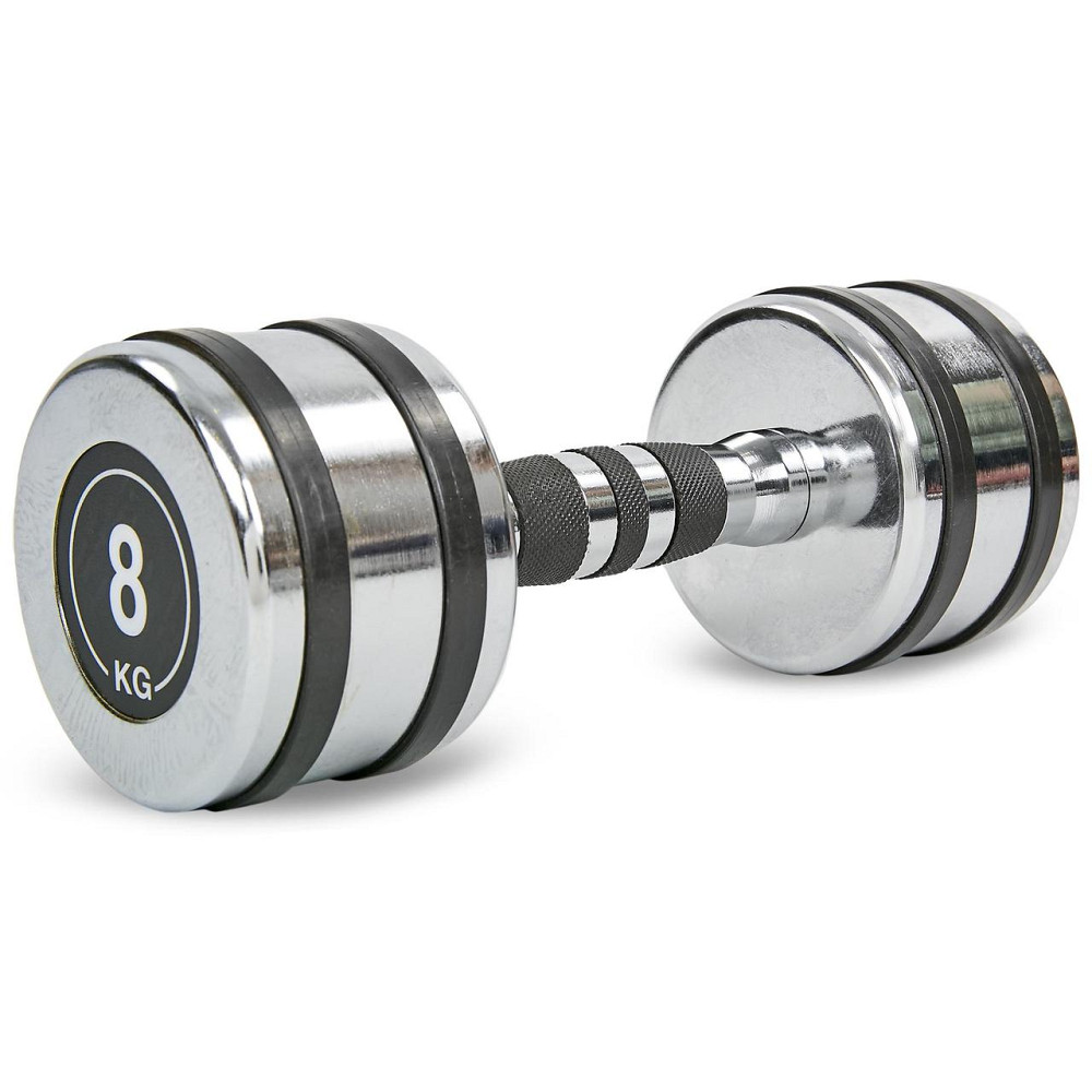 Гантель 8 кг хромована Zelart-8232-8 Київ - фото 1