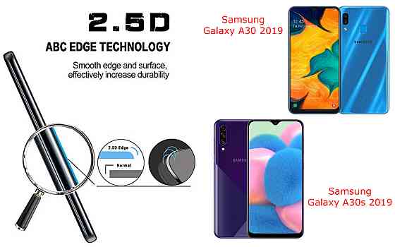 Захисне скло ArmorGlass для Samsung Galaxy A30 2019, Galaxy A30s 2019 – стійке до подряпин та ударів Київ