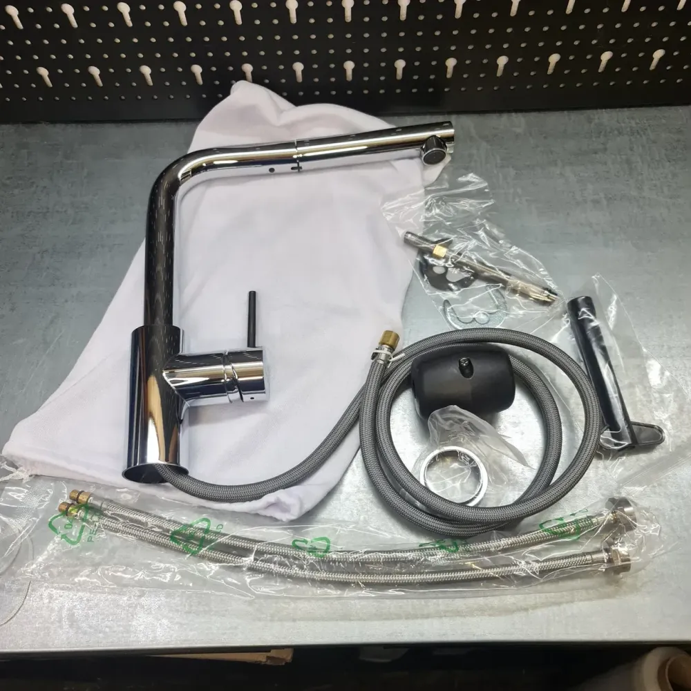 Смеситель для кухни IMPRESE ARGO-S с выдвижным изливом f03409001DC Киев - изображение 3