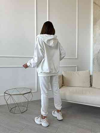 Женский прогулочный костюм тройка: кофта майка и штаны турецкая петля пенье + турецкая рибана Одесса