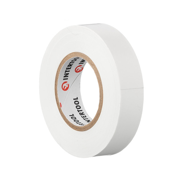 Лента изоляционная 0.15мм*17мм*20м белая INTERTOOL IT-0053 Київ - фото 3