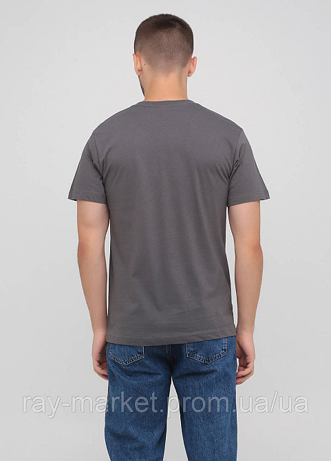 Футболка базова Stedman Classic-T Unisex  чоловіча темно-сіра (ST2000-RGY) Київ - фото 4