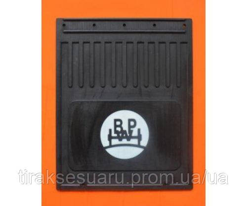 Брызговик с надписью BPW 400х500 рельефная надпись Брызговик резиновый 400х500 БПВ рельефная надпись Луцк - изображение 1