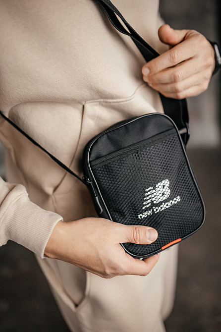 Барстека Nike, Чоловіча сумка через плече, Текстова барсетка на три відділення, Брендаова сумкаMasterSem Київ - фото 4