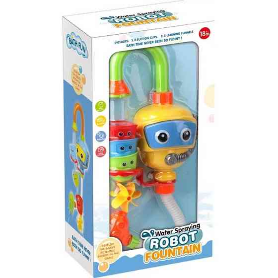 Іграшка для купання "Robot fountain" 9908-UM, на присосках Вінниця