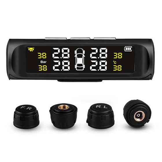 TPMS система контроля давления и температуры в шинах (С наружными датчиками) Николаев