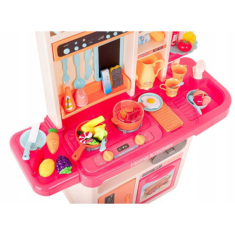 Кухня ігрова Limo Toy з водою паром світлом звуками 65 предметів Рожева (889-162) Чернигов - изображение 3