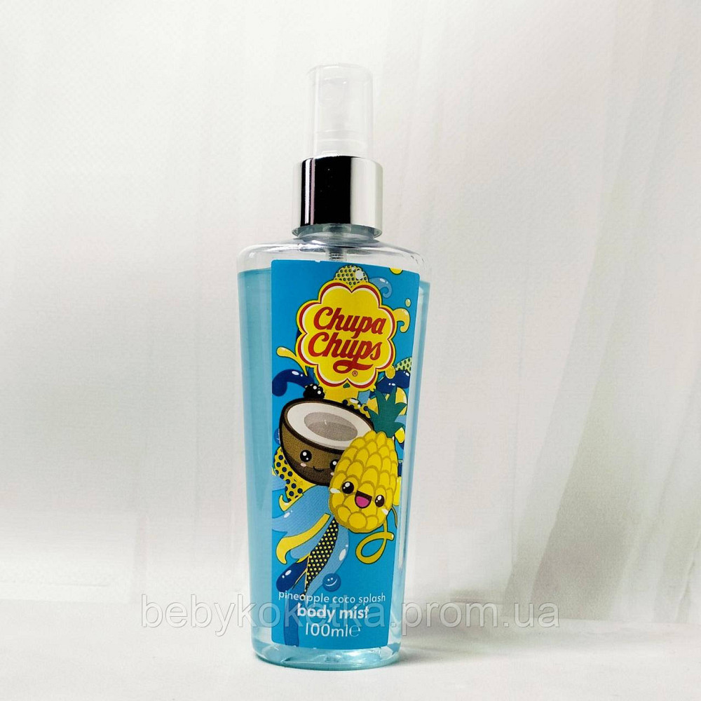 Детский спрей для тела с ароматом ананас и кокос Chupa Chups 100 мл. Львов - изображение 1
