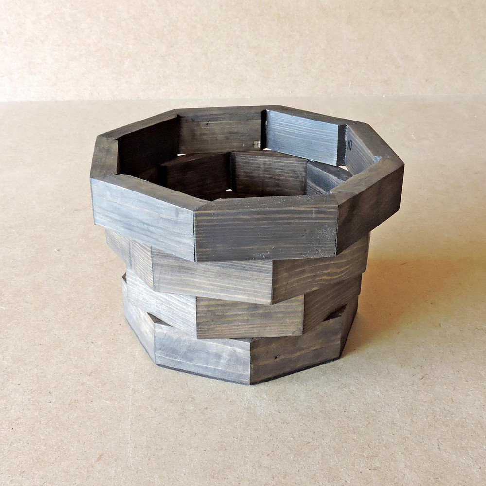 Кашпо "Клевер" мокко Миколаїв - фото 1