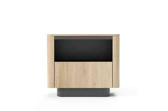 Тумба прикроватная Perfect Home Торро / Torro 1S/63 с 1 ящиком Дуб кремона/черный (PFH-091419) Днепр