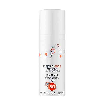 Солнцезащитный антивозрастной крем SPF 50 ANTI AGING SUN GUARD Inspira Med 50 мл Киев