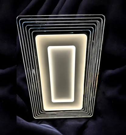 Светодиодная люстра Портал PJ824 (90х60см) Золотая / Белая Винница