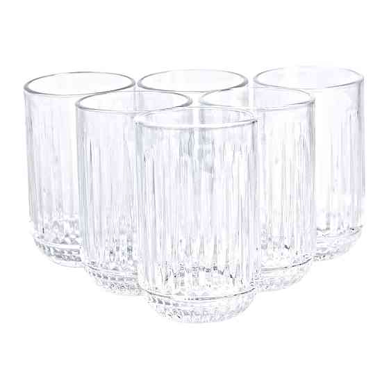 Yiwu Набір склянок з товстого скла 6 шт скляні стакани 500 мл для холодних напоїв скляні стакан Киев