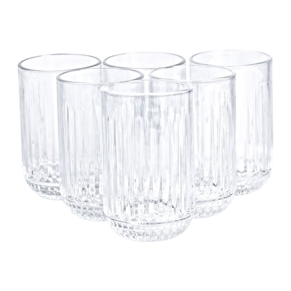Yiwu Набір склянок з товстого скла 6 шт скляні стакани 500 мл для холодних напоїв скляні стакан Киев - изображение 1