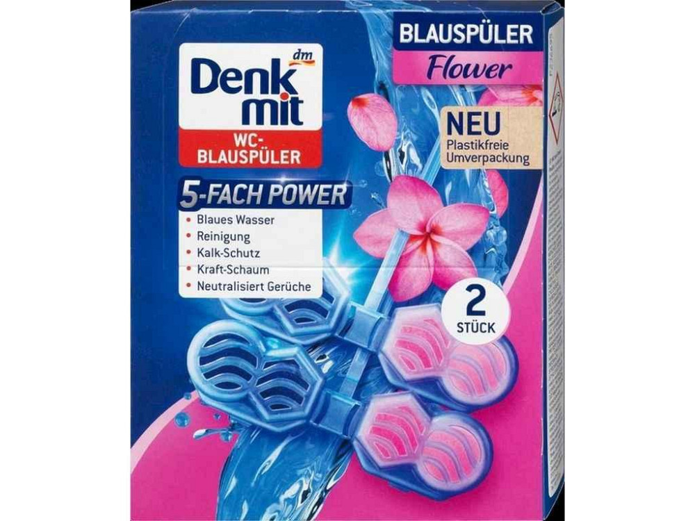 Блок для туалетів 2шт Flower ТМ DENKMIT Київ - фото 1